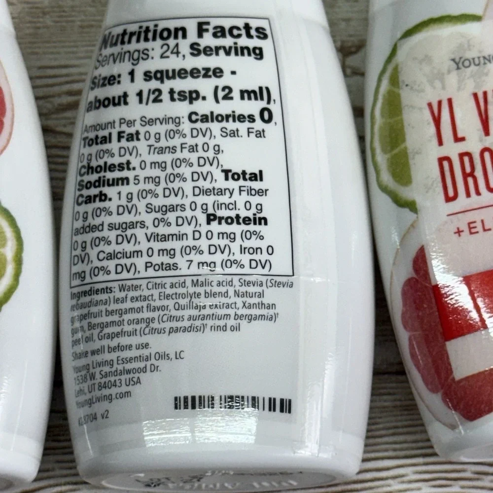 144 Full Case Young Living YL VITALITY DROPS Grapefruit Bergamot Electrolytes